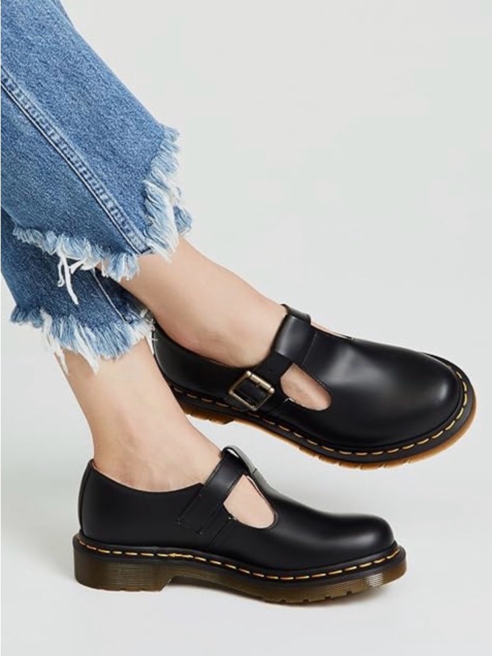 NWT Classic Polley T-Bar shoe from Dr. Martens in Black